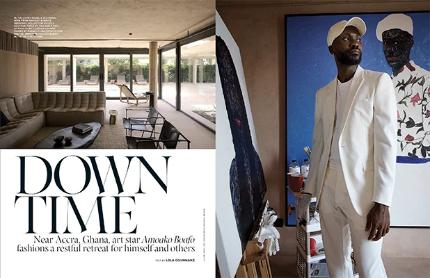 Explore Amoako Boafo’s Art-Filled Retreat in Accra - Julien Lanoo - 2024