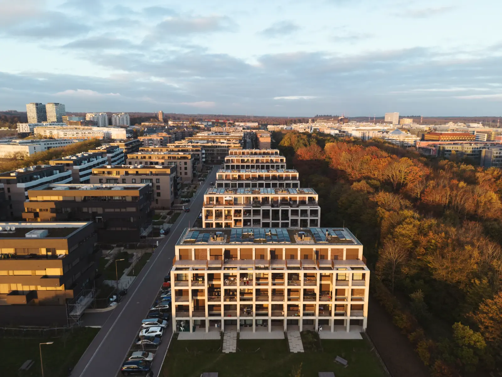 82 Housing Units — Kirchberg, Luxembourg City, residential building by Tank Architectes