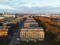 82 Housing Units — Kirchberg, Luxembourg City, residential building by Tank Architectes