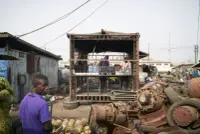 Agbogbloshie Makerspace Platform — Spacecraft in Accra, Ghana, by DK Osseo-Asare and Yasmine Abbas, Low Design Office, Photography Julien Lanoo