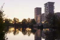 Baud-Chardonnet Housing in Rennes with planted courtyard and layered apartment façades