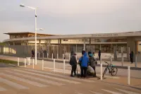 Collège du Plessis-Bouchard school exterior, Le Plessis-Bouchard, France