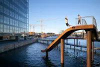 Kalvebod Waves pier and waterfront plaza in Copenhagen, Denmark, designed by Julien De Smedt Architects, Photography Julien Lanoo