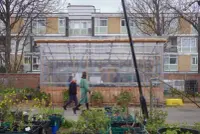 Community garden planters and shared growing space in London’s Common Gardens, London, United Kingdom, Photography Julien Lanoo