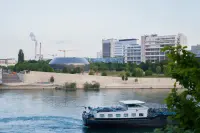 Novartis Pavillon by AMDL CIRCLE in Basel, Switzerland, with Photography Julien Lanoo