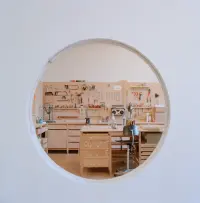 OpenStructures modular objects in Brussels, Belgium, showing a collaborative open design system, Photography Julien Lanoo
