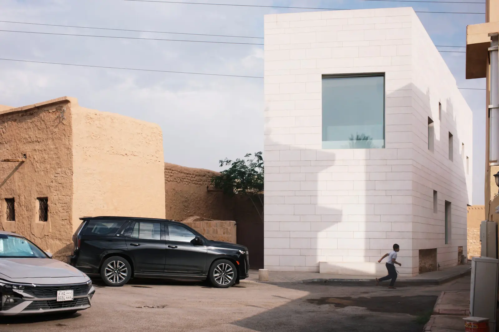 Shamalat Cultural Center in Diriyah, with a view of the restored earthen fabric and contemporary additions