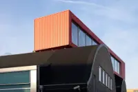 Sjakket Youth Centre in Copenhagen, showing a youth-oriented interior within the converted factory