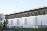 Stade Bollaert-Delelis interior in Lens, France, showing the renewed sports venue.