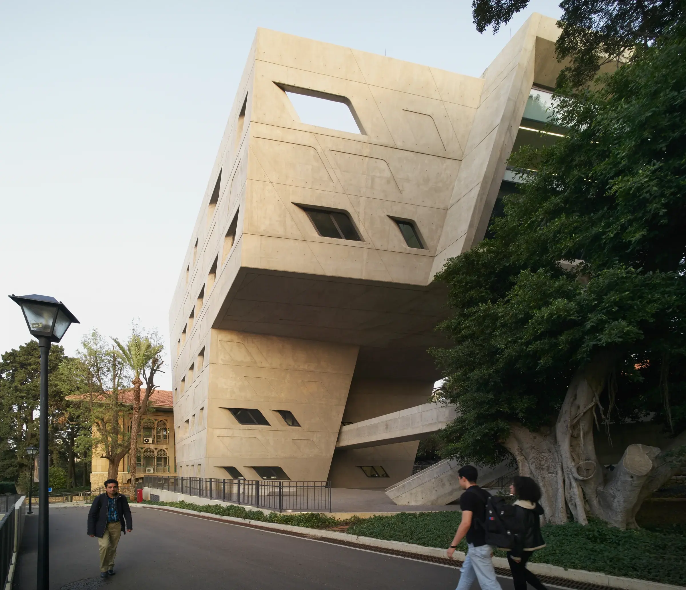 The Issam Fares Institute by Zaha Hadid Architects in Beirut, Lebanon, Photography Julien Lanoo