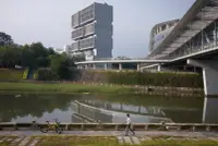 Tsinghua Ocean Center by OPEN Architecture in Shenzhen, China, with terraces and vertical campus spaces, Photography Julien Lanoo