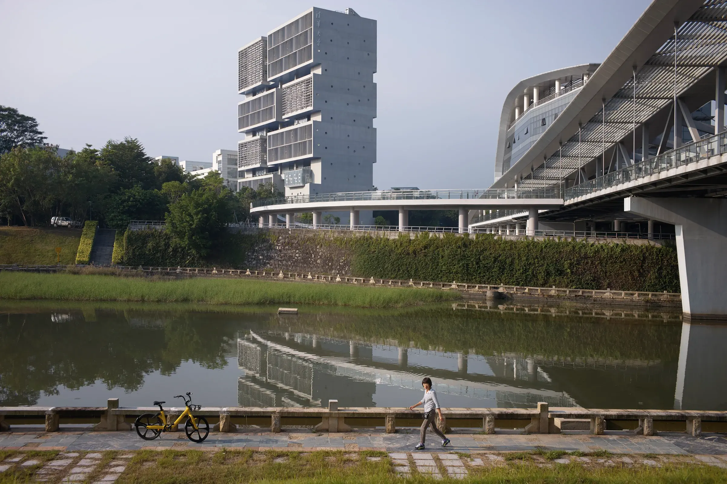 Tsinghua Ocean Center by OPEN Architecture in Shenzhen, China, with terraces and vertical campus spaces, Photography Julien Lanoo