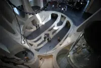 Heatherwick Studio’s Zeitz MOCAA in Cape Town with carved concrete forms and a dramatic interior atrium, Photography Julien Lanoo